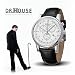 Kronsegler DR.HOUSE Herren Chronograph stahl-weiss