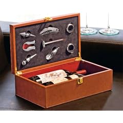Wein Geschenk Set in dekorativer Holzbox