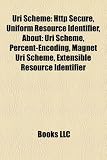 Uri Scheme: Http Secure, Uniform Resource Identifier, About: Uri Scheme, Percent-Encoding, Magnet Uri Scheme, Extensible Resource Identifier