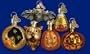 Old World Christmas Mini Halloween Ornament Set