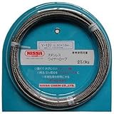 ニッサチェイン ステンレスワイヤーロープ 3.00×10m 参考使用荷重250kg Y-120