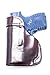 OUTBAGS LOB2S-XDS33X (BROWN-RIGHT) Genuine Leather IWB Conceal Carry Gun Holster for Springfield Armory XDs with Crimson Trace Laser 3.3