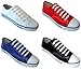 E-327L Women's Canvas Sneakers Classic Lace Up Oxfords Students Fashion Shoes Sizes