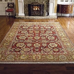 Ziegler Mahal Fronds Wool Area Rug - 8' x 10' - Frontgate