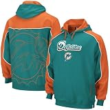 Miami Dolphins Reebok NFL Arena Hooded Sweatshirt (4XL)