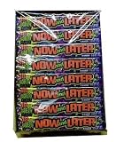 Now and Later Red Raspberry, Green Tingleberry, and Purple Wildberry flavored candies (24 count)
