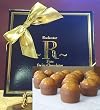 Swiss Nougatines 16/pcs, Gift Boxed. Hazelnut Milk Chocolate Ganache Centers, with Caramelized Top. Anniversaries & Birthdays!