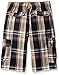 Unionbay Boys' Big Plaid 360 Waist Cargo Short