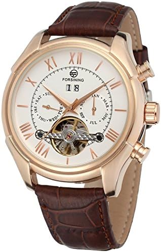 ZACK1 Mens Fashion Tourbillion Automatic Wrist Watch