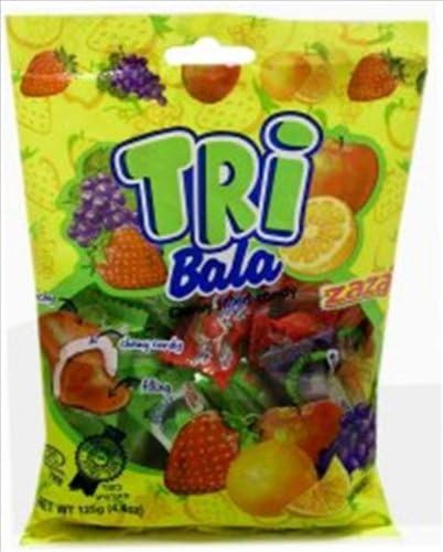 Tribala Assorted Chewy Filled Candy (Small) Pack of 3
