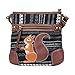 Squirrel Aztec Tribal Crossbody Woven Fabric Bag