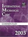 2003 International Mechanical Code Commentary