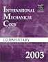 2003 International Mechanical Code Commentary
