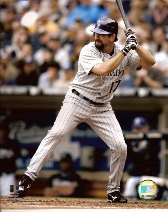 Todd Helton Colorado Rockies At Bat 8x10 Color Photo