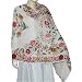 Indian Shawls Kashmiri Embroidered Wool Wrap 28 x 75 inches (ebsp021)