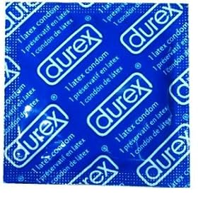 Durex Dry Natural Feeling Non-Lubricated Condoms - Pack Size - Case of 1,000