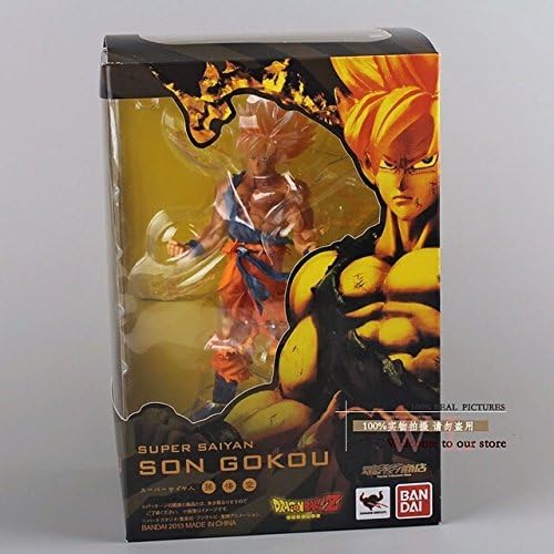 NW Store® Son Goku Normal Saiyan Dragon Ball Z DBZ Bandai Tamashii S.H.Figuarts 6 inch/15CM PVC Action Figures Model Collection Toy ( Without Original Box )