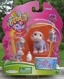 Jungle in My Pocket ~ Gorilla family 5pcIMAGE