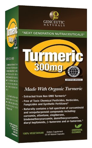 Genceutic Naturals  Organic Turmeric 300 Mg
