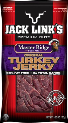 Jack Link's Turkey Jerky, Original Clip Strip, 3.65-Ounce Packages (Pack of 6) by Dried Beef