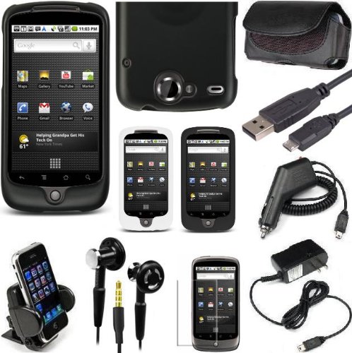 Accessory Bundle (10in1) for HTC Google Nexus One - Packaging by MAGBAY - Wireless Phone Accessory