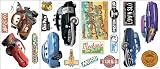 Cars Victory Lane Self-Stick Room Applique