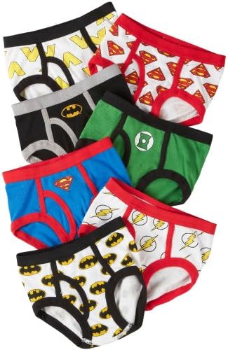 Handcraft Boys 2-7 7-Pack Justice League Logo Brief