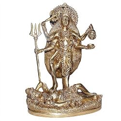 Hindu Religious Statue Goddess Kali Figurine 7 x 3.25 x 9.75 inches