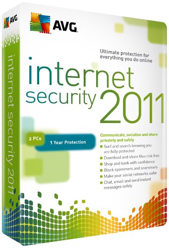 AVG Internet Security 2011, 2 Users, 1 Year Subscription (PC)