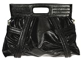 Urban Expressions - Urban Expressions Large Patent Handbag (Black)