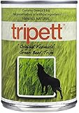 Tripett Original Formula Green Beef Tripe Dog Food, 13 oz cans, Pack of 12