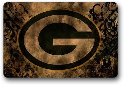 Customized Doormat - Green Bay Packers Indoor/Outdoor Floor Mat Door Mat Size 23.6"(L) x 15.23"(W)