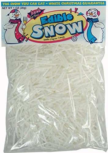 3 Pack - Edible Snow Candy - Holiday Fun for Everyone 1 Oz Bag
