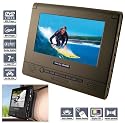 Nextbase Tablet Style 7" Portable DVD Player with Car Mount, Features Top Loader Slot, Built-in Stereo Speakers, Full Remote Control and Built-in IR Transmission