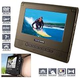 Nextbase 7 Tablet Style Portable DVD Players for Cars, Region-Free, Work with 6 AA Batteries