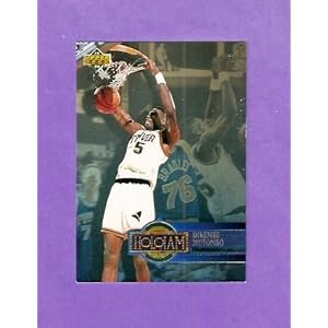 Dikembe Mutombo 1993 Upper Deck Basketball Holojam Card Featuring Light F/X Technology (Denver Nuggets)