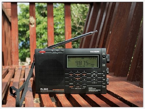 TECSUN PL-660 Portable Radio FM/LW/MW/SW/SSB/AIRBAND PLL World Band Synthesized Receiver, LCD Display, Dual Conversion PL660
