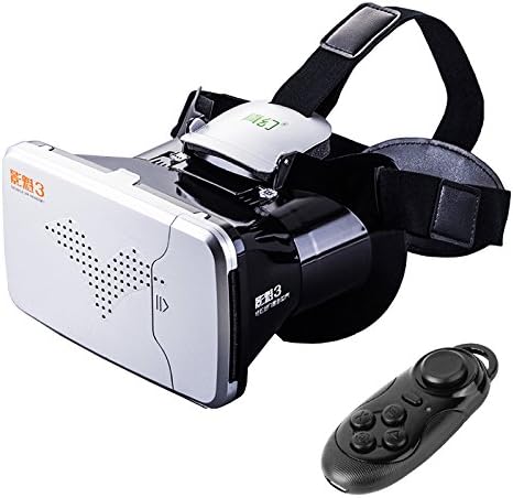 RITECH III RIEM3 VR Virtual Reality 3D Glasses Head Mount Oculus Rift Google Cardboard + Phone Wireless Bluetooth Remote Control