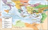 Pauls Missionary Journeys Map