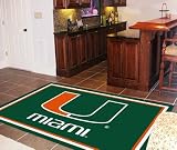 Miami Hurricanes FanMat 4 x 6 Area Rug