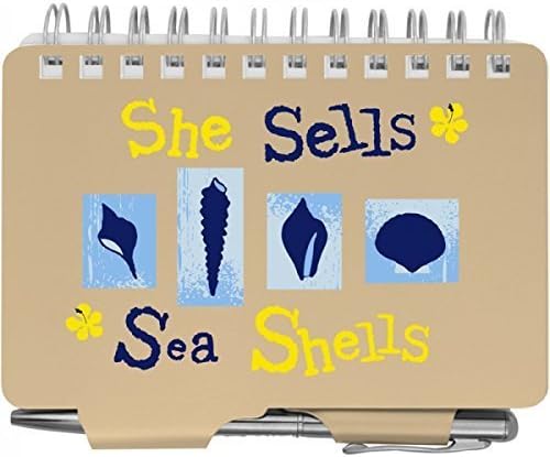 Wellspring Metal Password Keeper Organizer-Sea Shells w/Pen by Wellspring Gifts