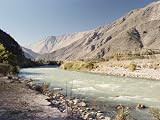 Mountains, Stream and Vineyards, Elqui Valley, Chile, South America Photographic Poster Print by Mark Chivers, 40x30