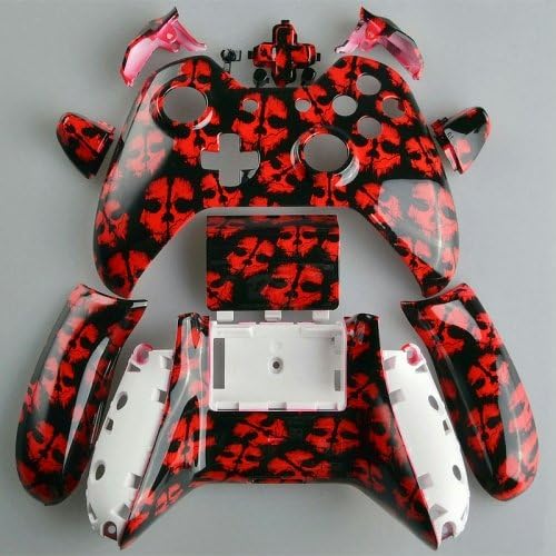 Designer Hydro Dipped Replacement Controller Shell Case XBOX One Red Ghosts