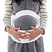 ilovebaby Pregnancy Support Belt, Maternity Belt - Support Waist / Back / Abdomen Band, Belly Brace Velcro Attachments, White Color, Size Large