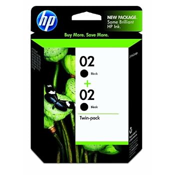 Set A Shopping Price Drop Alert For HP 02 Black Ink Cartridge in Retail Packaging, Twin Pack (C9500FN140)