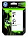 Original HP 02 Black Ink Cartridge (2-Pack) in Retail Packaging