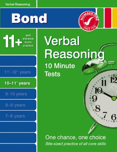 Bond 10 Minute Tests 10-11+ years Verbal Reasoning