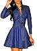 OVERMAL 2016 Womens Urban Denim Shirt Dress Shirt Dress for Girl