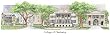 College of Charleston - Collegiate Colors - 5" x 13" Framed Prints