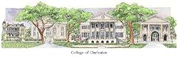 College of Charleston - Collegiate Scenes - 9" x 18"